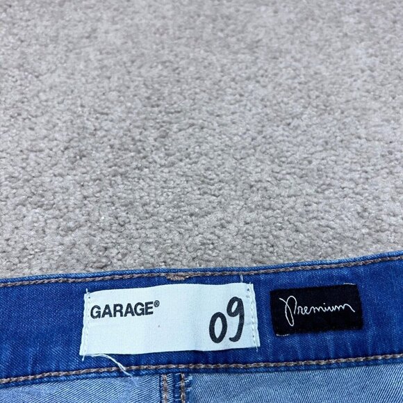 Garage Jeans Women’s Blue Retro High Waist Distressed Pockets Size 9 - Picture 9 of 12